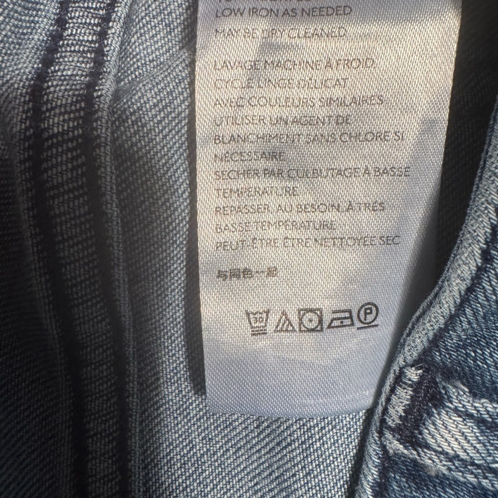 Pilcro and the Letterpress Button-Accent Blue Flare Jeans - Picture 10 of 11